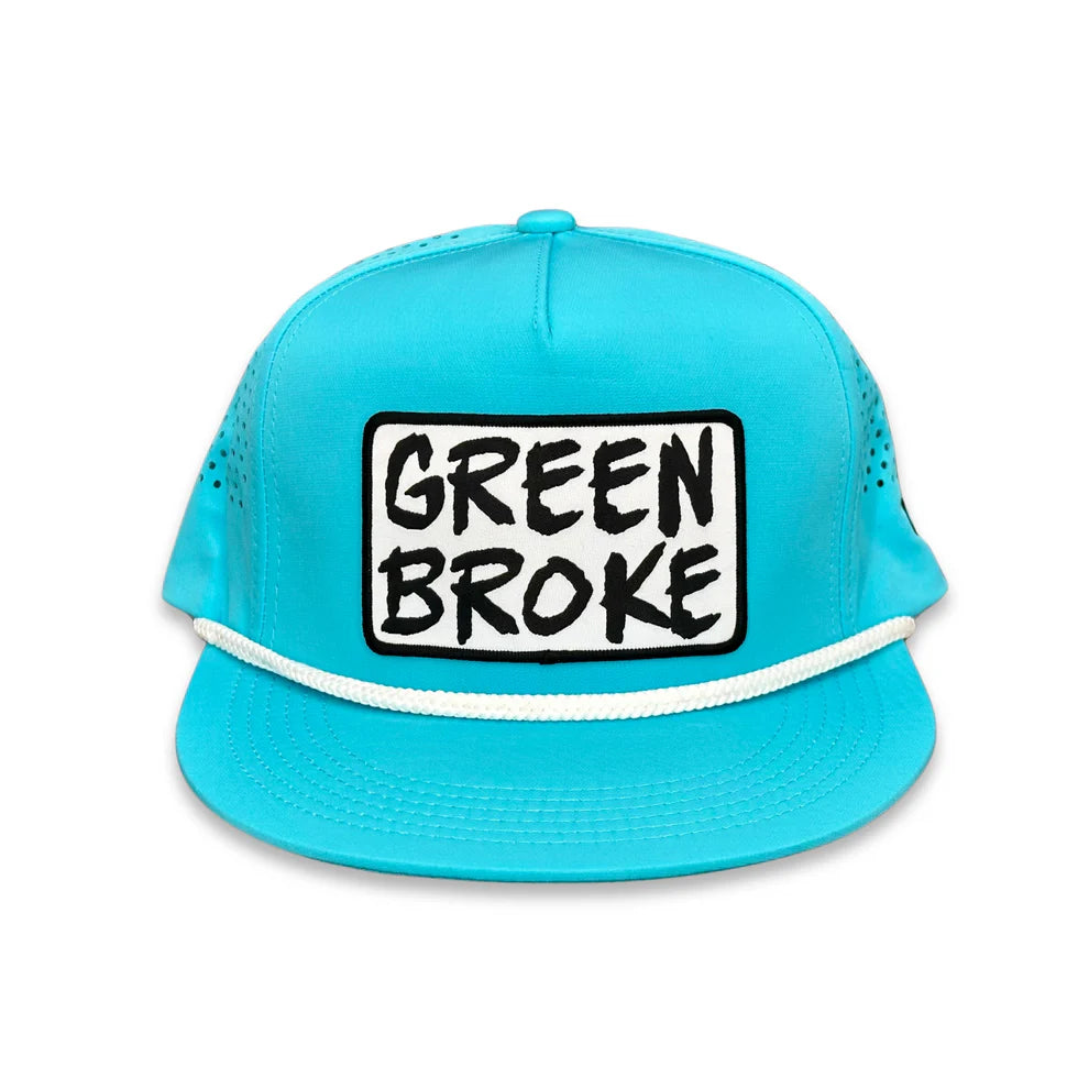 Cactus Alley CA  Green Broke Laser Holes Snapback Cap- Multiple Colours