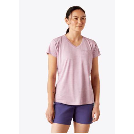 Womens Rebar Evolution Work Hard V-Neck Short Sleeve Tee Shirt- Multiple Colors