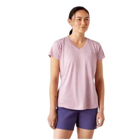 Womens Rebar Evolution Work Hard V-Neck Short Sleeve Tee Shirt - Multiple Colors