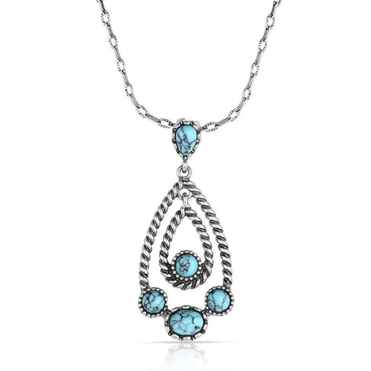 Montana Silversmiths Wander West Turquoise Necklace