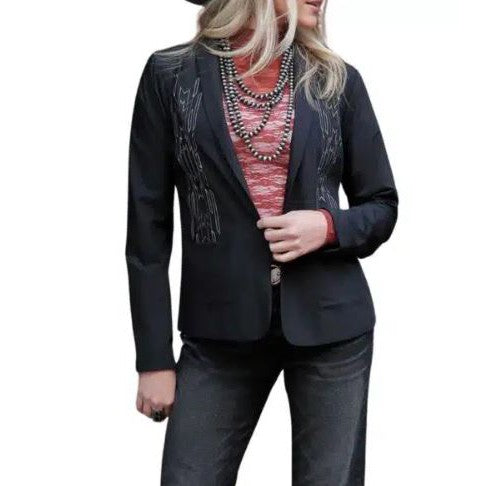 Cinch Cruel Girl Women's Long Sleeve  Blazer- Black