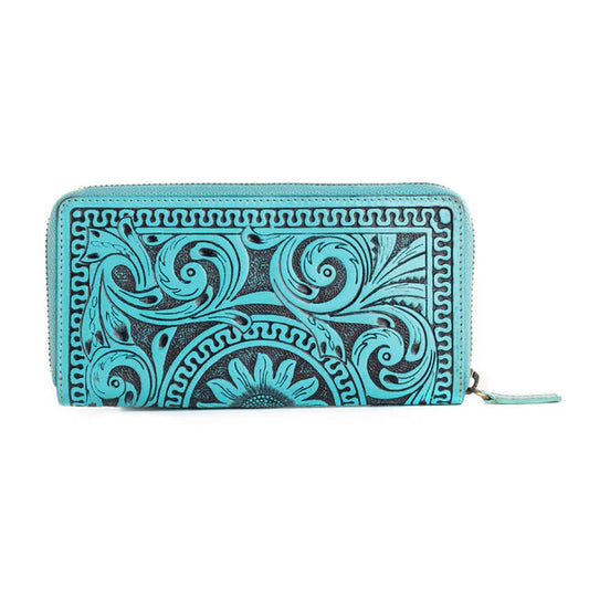 Myra Women's Sunset Valley Wallet-Turquoise