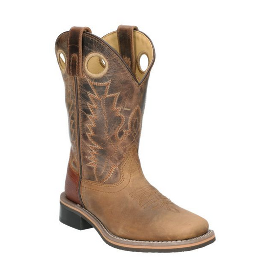 Smoky Mountain Boots Kid's Jesse Western Boots- Distressed Brown - Irvine Tack & Western Wear