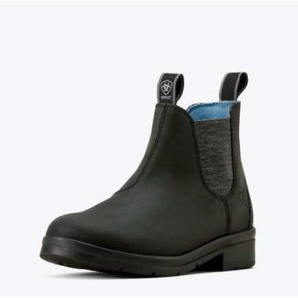 Ariat Youth Whitby Chelsea Boot- Black - Irvine Tack & Western Wear
