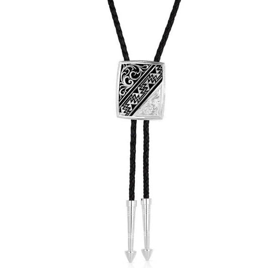 Montana Silversmiths Southwest Silver Four Winds Bolo Tie - Irvine Tack & Western Wear