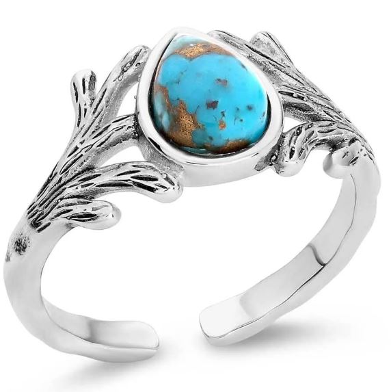 Montana Silversmiths Alpine Embrace Turquoise Ring