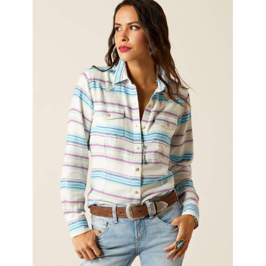 Ariat Women's Long Sleeve Striped  Shirt - Rica Jacquard