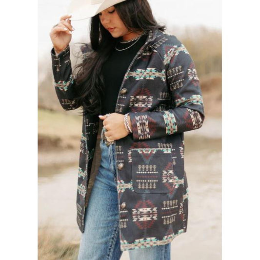 Sterling Kreek Women's Long Sleeve Cabin Fever Jacket-Multi