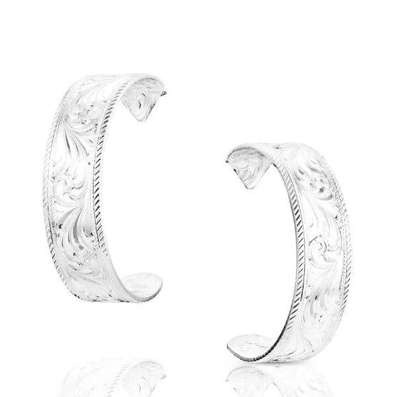 Montana Silversmiths Out West Hoop Earrings