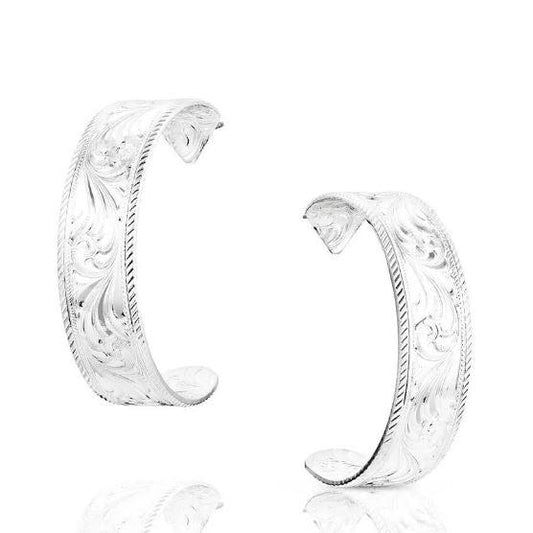 Montana Silversmiths Out West Hoop Earrings
