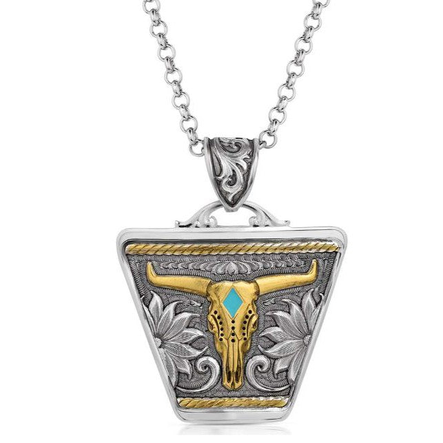 Montana Silversmiths Meadow Majesty Steerhead Necklace