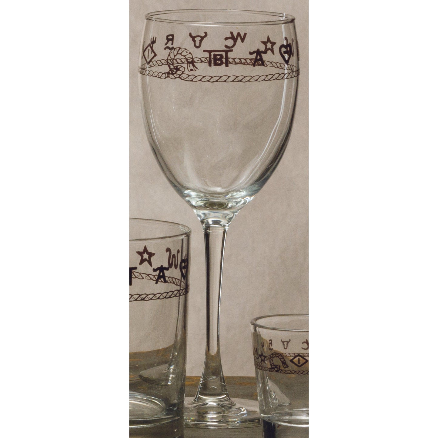 West Creation 12 oz Brands Wine Glass- Set of 4