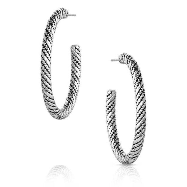 Montana Subtle Style Hoop Earrings