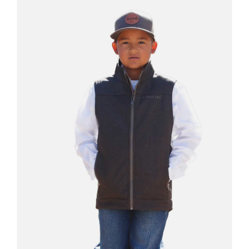 Cinch Boys Bonded Vest - Brown
