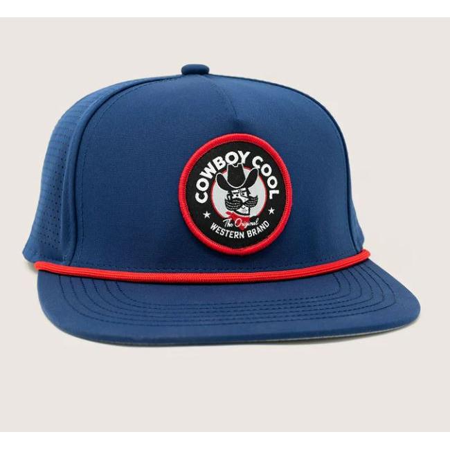 Cowboy Cool Retro Revival Hat-Navy