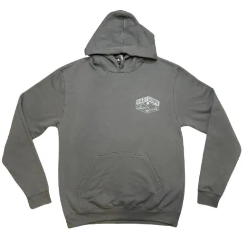 Baredown Brand Utah Hoodie-Youth- Charcoal