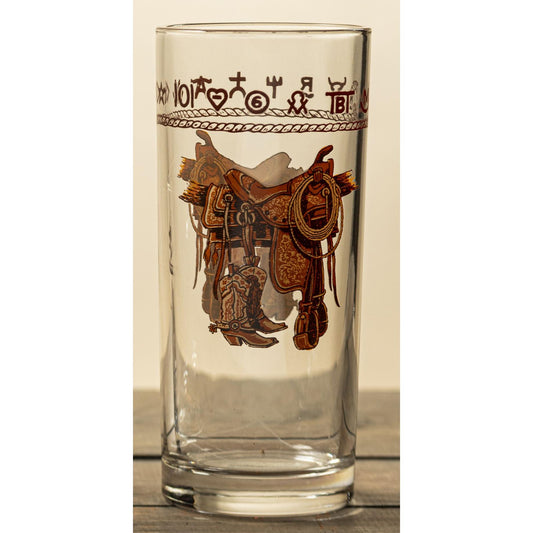 West Creation 16 oz Boots & Saddle Tumbler Set- Set of 4