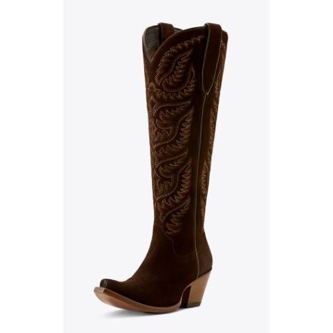 Ariat Women's Laramie StretchFit Western Boots - French Roast Suede
