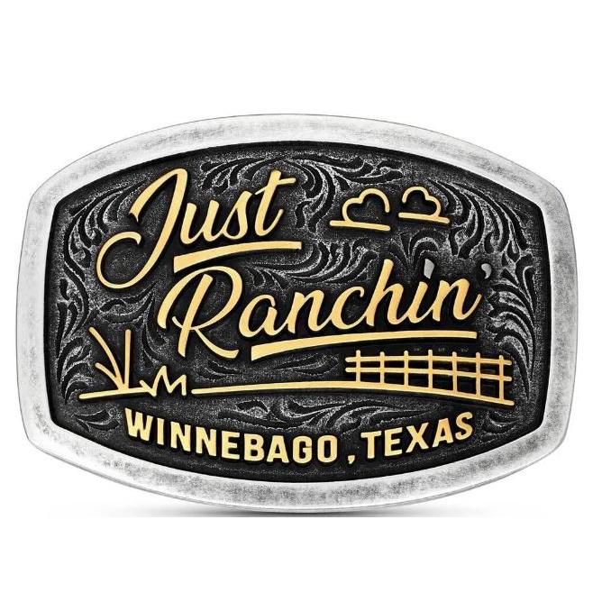 Montana Silversmiths Dale Brisby Texas Homestead Buckle