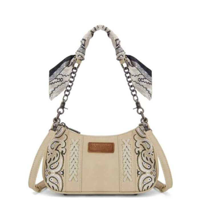 Wrangler Genuine Bandana Paisley Print Crossbody Shoulder Bag- Multiple Colours - Irvine Tack & Western Wear