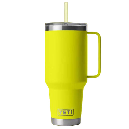 Yeti Rambler 1.2L Mug with Straw - Firefly Yellow