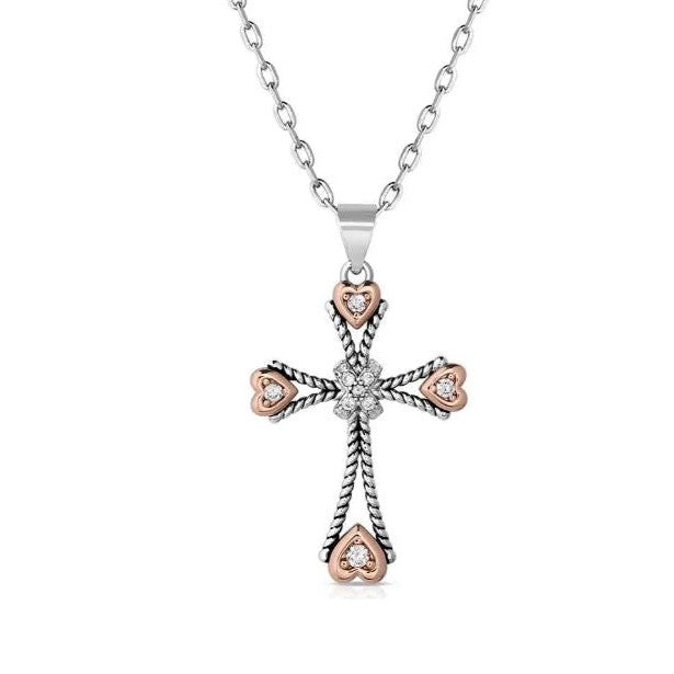 Montana Faith in my Heart Cross Necklace