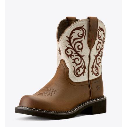 Ariat Women's Fatbaby Heritage Lilah Western Boot- Chocolate Chip