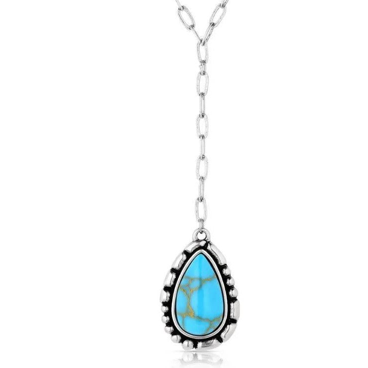 Montana Silversmiths Prickly Pear Turquoise Necklace