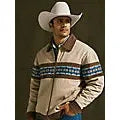 Wrangler Men's Long Sleeve Checotah Bomber Jacket- North Shore