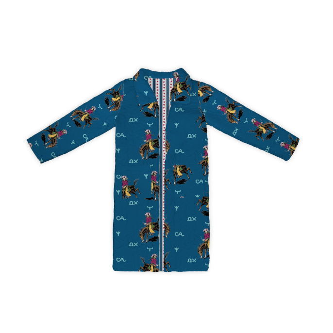 Roise Rider Ida Mae Women's Rosie Rider Peacock Quilted Duster – Irvine Tack ...