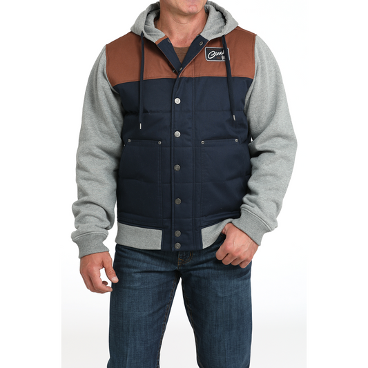 Cinch Men's Long Sleeve Hoodie Jacket- Multi