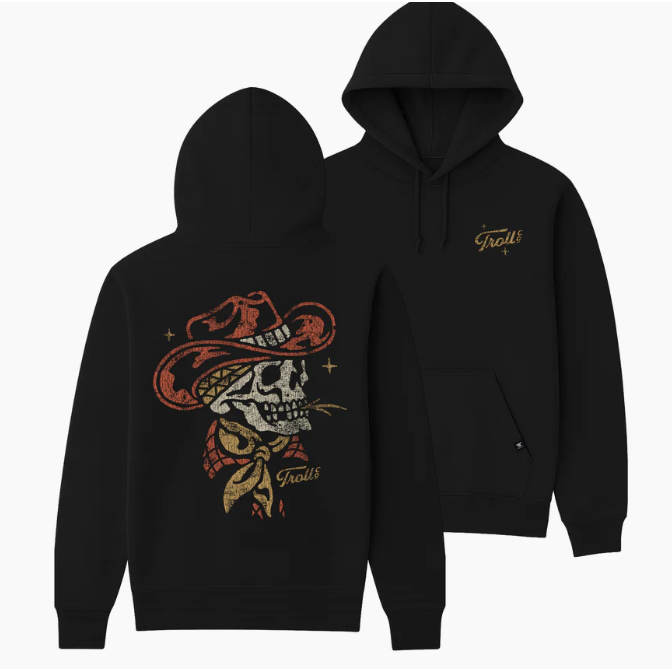 Troll Co DHCM Women's Skull Acres Hoodie-Multiple Colours