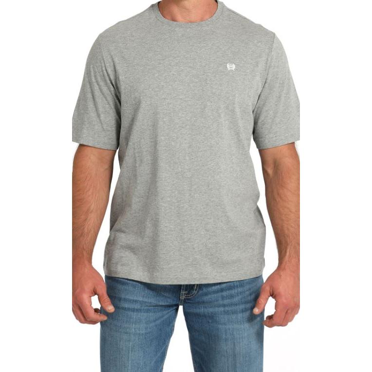 Cinch Men's Short Sleeve Tee Shirt - Grey