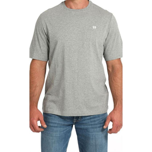 Cinch Men's Short Sleeve Tee Shirt - Grey