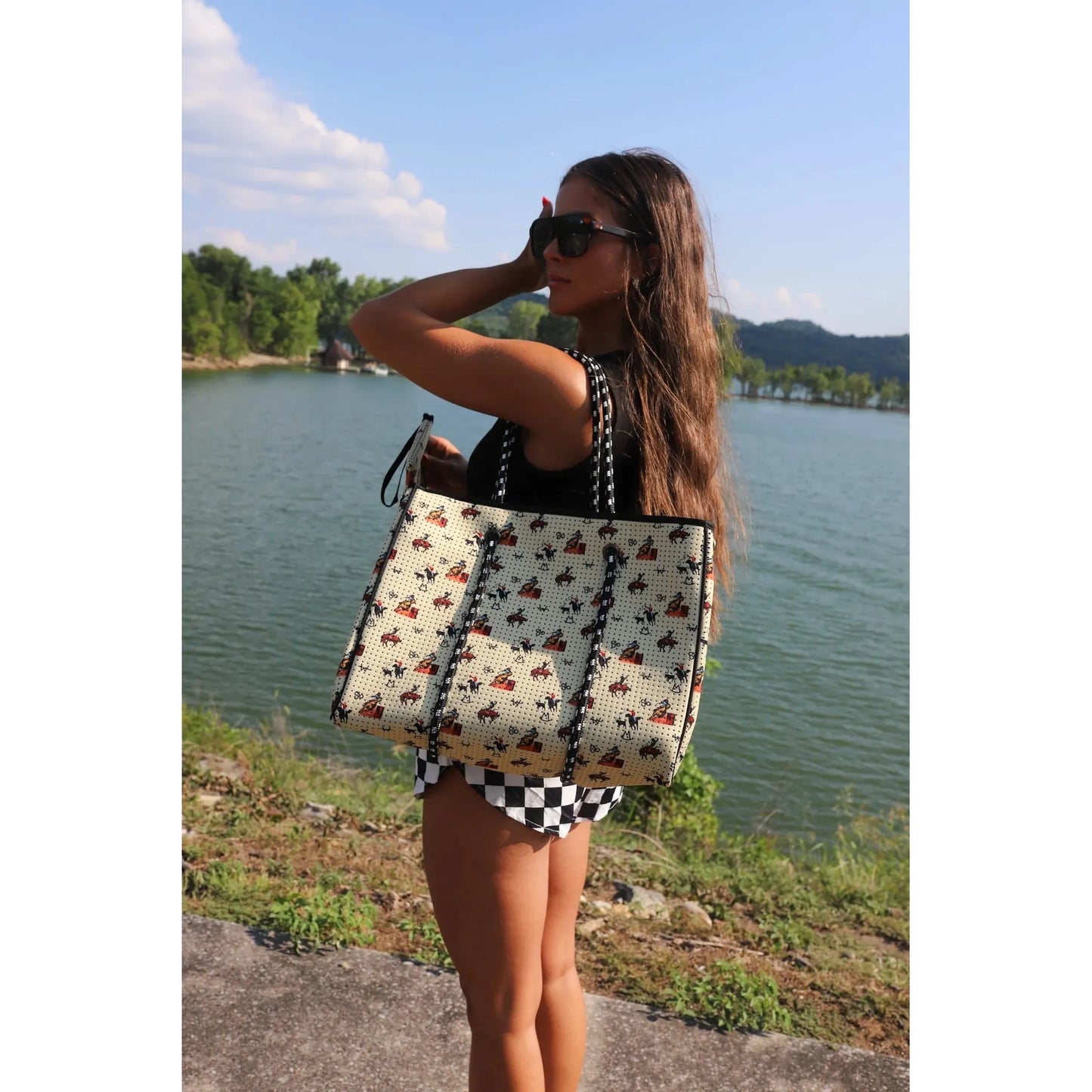 The Front Porch Label Large Tote Bag- Multiple Colours