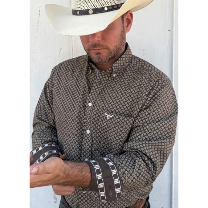 Drover Men's Signature Series Long Sleeve Shirt- Cheyenne