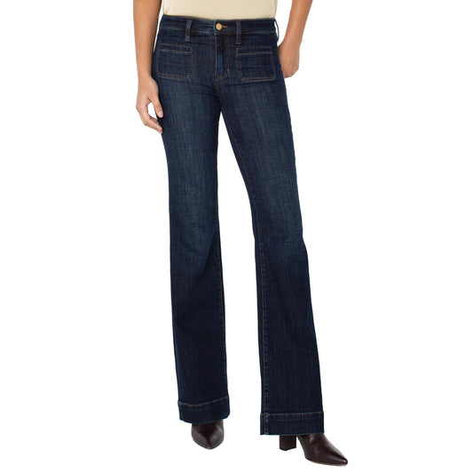 Liverpool Women's Lucy Bootcut with Vintage Pockets Jeans- EOR Eastmoor