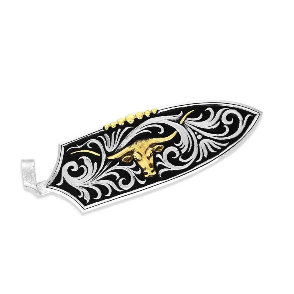Montana Silversmith Longhorn Cattle Drive Hat Feather