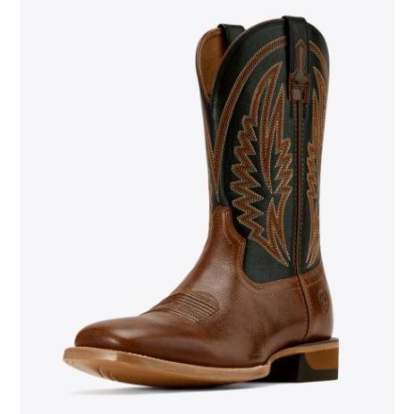 Ariat Men's Sidewinder Wide Square Toe Cowboy Boot- Gingersnap