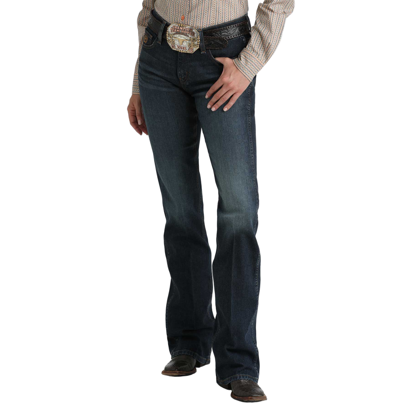 Cinch Women's Classic Boot Cut Jean - Dark Stone