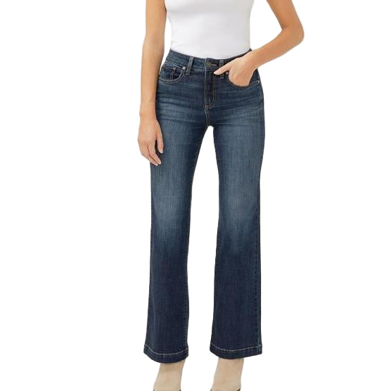 Silver Women's Luxe High Rise Stretch Trouser Jean - Dark Indigo