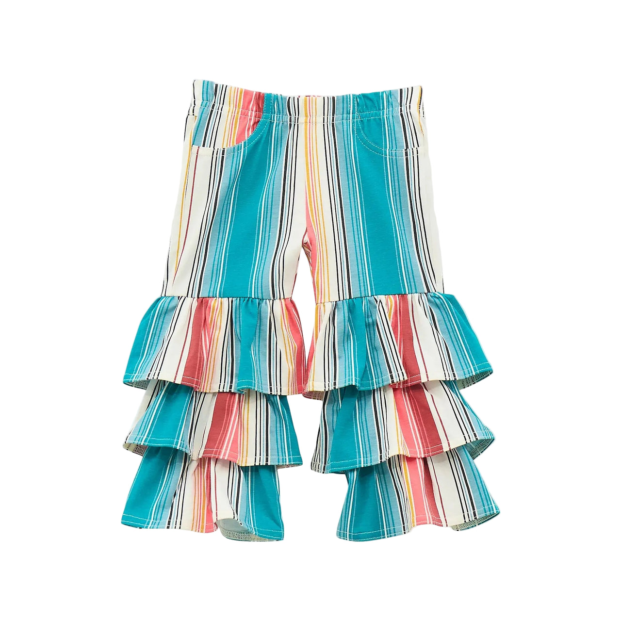Wrangler Baby Girl Tiered Flare Jean - Multi