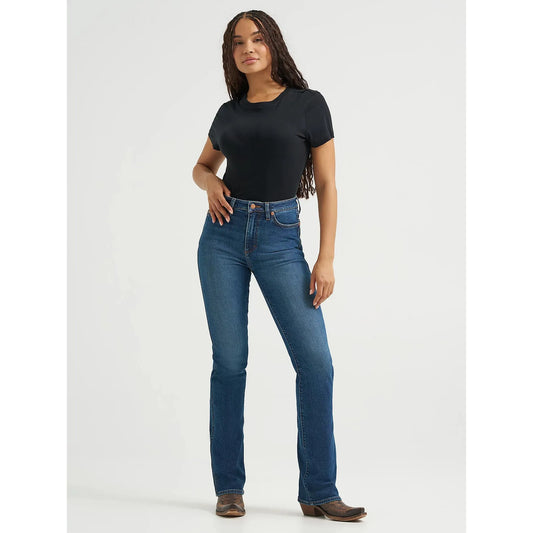 Wrangler Women's Slim Highrise Bootcut Jean-Icon
