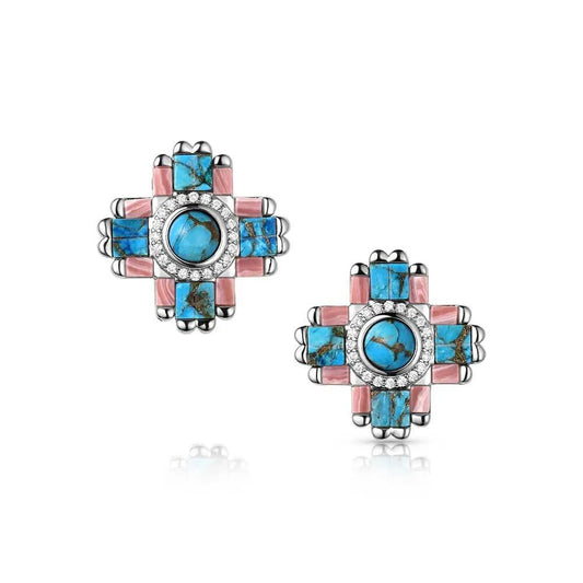 Montana Silversmith Turquoise Blush Earrings
