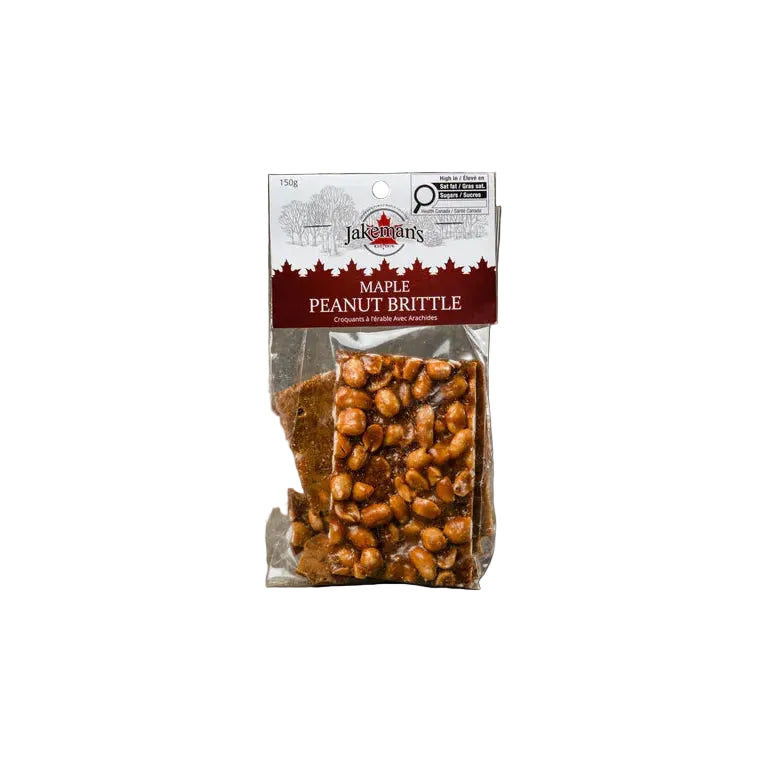 Jakeman's Maple Peanut Brittle- 150g