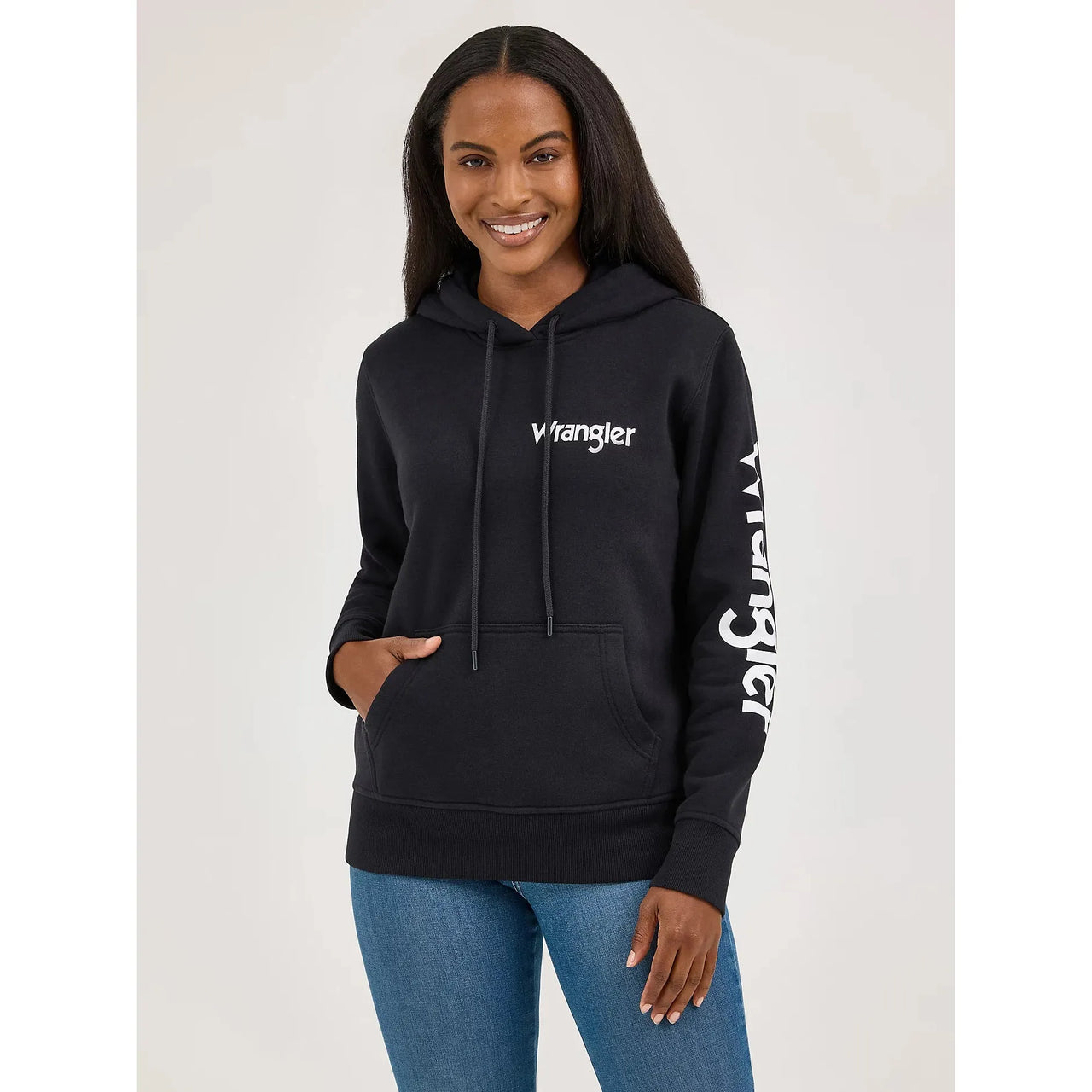 Wrangler Women's Retro Logo Sweatshirt- Black