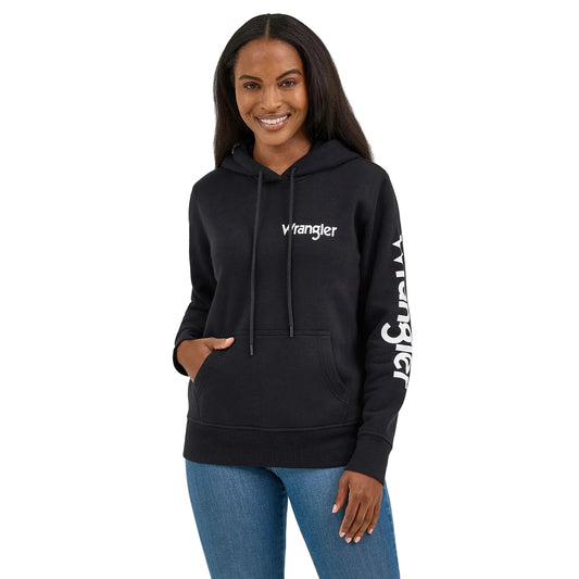 Wrangler Women's Retro Logo Sweatshirt- Black