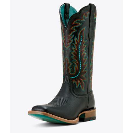 Ariat Women's Frontier Tilly Western Boot- Obsidian