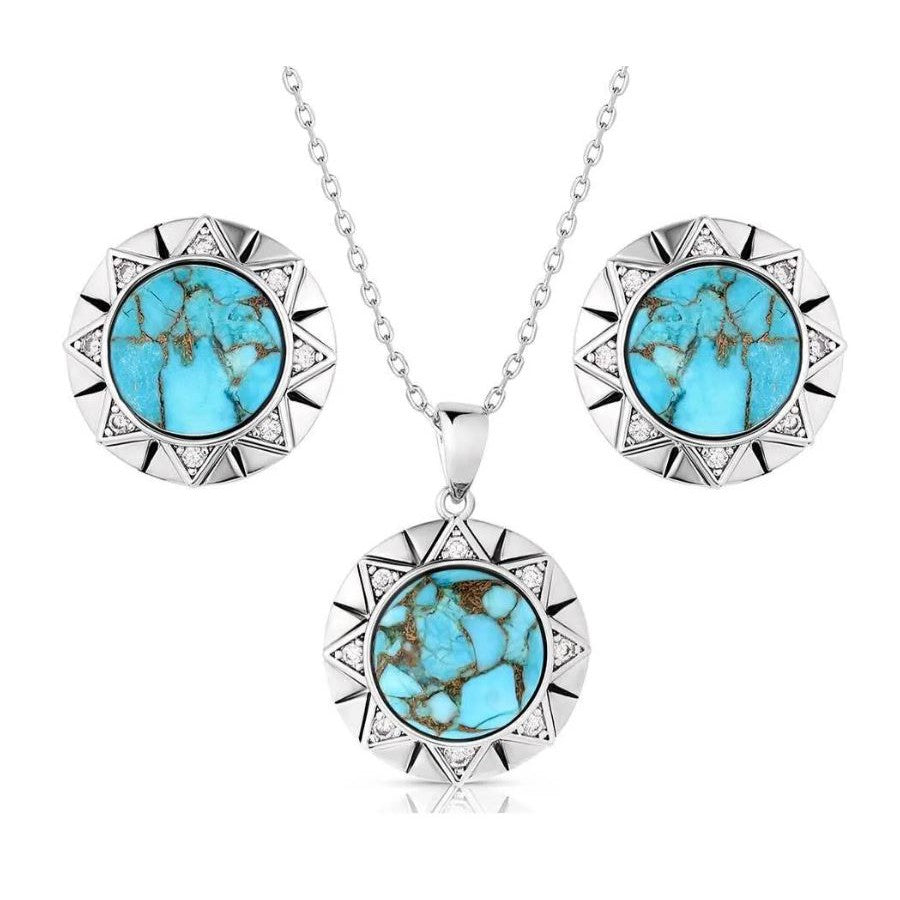 Montana Silversmiths Inner Love Turquoise Jewelry Set