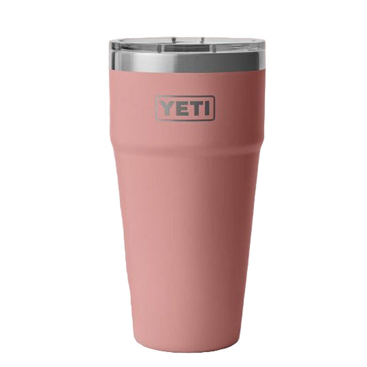 Yeti Rambler 887ml Stackable Cup w/Magslider Lid - Sandstone Pink